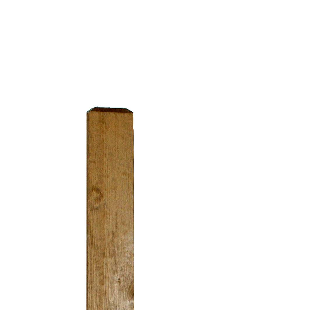 Holzpfosten 9x9x190 cm Kesseldruck imprägniert braun für Weidenzäune